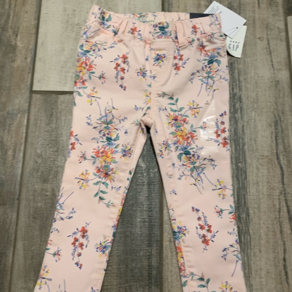 Gap Toddler Floral Jeans